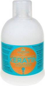 Kallos Keratin Shampoo Восстанавливающий кератиновый шампунь, придающий эластичность волосам 1000 мл