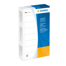 Бумага для печати hERMA 8072 наклейка для принтеров Белый Самоклеящаяся принтерная этикетка