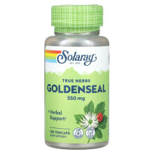 Solaray, True Herbs, Goldenseal, 550 mg, 100 VegCaps