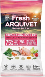 Купить сухие корма для собак Arquivet: ARQUIVET ARQUIVET FRESH Półwilgotna karma dla psa kurczak i ryba oceaniczna 100 g