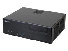 Компьютерные корпуса для игровых ПК Корпус ПК  Silverstone Grandia GD05 HTPC Черный SST-GD05B-USB3.0