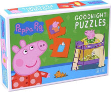 Barbo Toys Puzzle na Dobranoc Świnka Peppa 20 el.