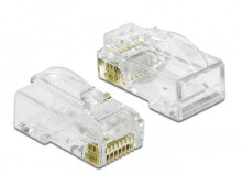 Delock 86473 - RJ-45 - Transparent - Male - Straight - Polycarbonate - Cat6 купить в интернет-магазине