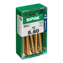 SPAX Yellox 5.0x60 mm Flat Head Wood Screw 10 Units