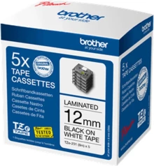 Printer Labels Brother Black/White
