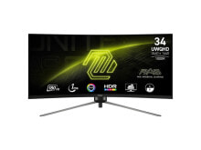 Купить мониторы MSI: Монитор игровой MSI 34" 180 Гц UWQHD MAG345CQR