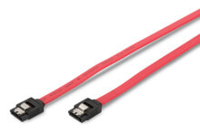 Компьютерные кабели и коннекторы ASSMANN Electronic 2x SATA 7-pin, 0.3 m кабель SATA 0,3 m Черный, Красный AK-400102-003-R