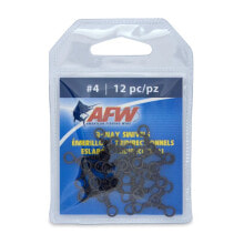 Swivels, fasteners, wind-up rings for fishing