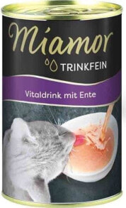 Купить влажные корма для кошек Miamor: Miamor Miamor Vitaldrink z kaczką puszka 135g