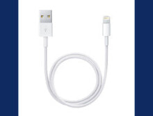 Apple Lightning / USB USB кабель 0,5 m 2.0 USB A Белый ME291ZM/A