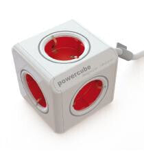Умные удлинители и сетевые фильтры segula Powercube удлинитель 3 m 5 розетка(и) Красный, Белый 50461