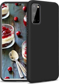 Чехлы для смартфонов чехол силиконовый черный Galaxy A41 Alogy