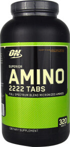 Amino Acids optimum Nutrition Superior Amino 2222 Tabs -- 320 Tablets