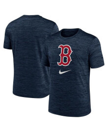 Nike men's Navy Boston Red Sox Logo Velocity Performance T-shirt