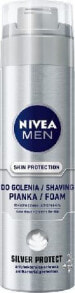 Nivea Men Silver Protect Shaving Foam Пена для бритья с ионами серебра, ромашкой и провитамином B5 200 мл