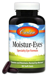 Витамины и БАДы для глаз Carlson Moistur-Eyes --Пищевая добавка для облегчения синдрома сухого глаза --90 мягких капсул