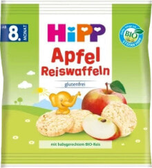 Купить детское питание HiPP: Babysnack Apfel Reiswaffeln, ab dem 8. Monat, 30 g