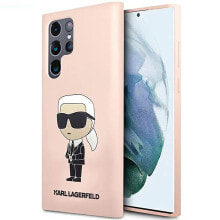 KARL LAGERFELD KLHCS23LSNIKBCP Samoa S23 Ultra S918 Silicone Ikonik phone case