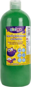 Strigo Farba plakatowa STRIGO w butelce, 1000 ml zielona