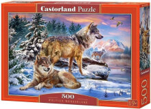 Детские развивающие пазлы Castorland Puzzle 500 Wolfish Wonderland