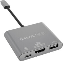 Купить компьютерные разъемы и переходники Terratec: Stacja/replikator TerraTec USB-C (251736)