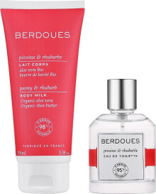 Berdoues 1902 Pivoine & Rhubarbe - Duftset (Eau de Toilette 50ml + Körpermilch 100ml)