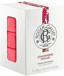 Roger&Gallet Gingembre Rouge Perfumed Soaps - Seifenset (Seife 3x100g)