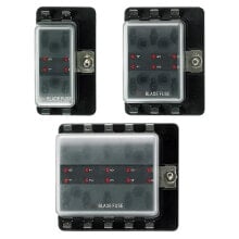 OEM MARINE LED Alarm Fuseholder Box 8 Fuses