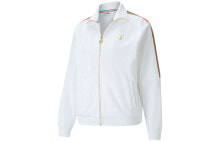 Puma 世界共振系列 拉链针织外套 女款 白色 / Куртка Puma Trendy_Clothing Featured_Jacket 599061-02