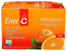 Витамин С Ener-C Vitamin C Multivitamin Drink Mix Orange Иммуноукрепляющий напиток с витамином С 1000 мг 30 пакетов с апельсиновым вкусом