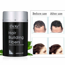 Оттеночные и камуфлирующие средства для волос Nuobk Hair Building Fibres Маскирующее средство для выпадения волос для мужчин и женщин Черный 22 г