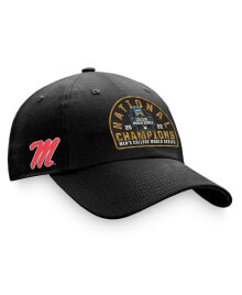 Купить мужские головные уборы Top of the World: Men's Black Ole Miss Rebels 2022 NCAA Men's Baseball College World Series Champions Locker Room Crew Adjustable Hat