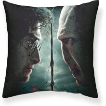 PLAY FABRICS Harry Vs Vs Vsdemort Cushion Cover At 50x50 cm Harry Potter