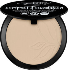 Купить пудра для лица PuroBio Cosmetics: Kompaktpuder im Spiegeletui - PuroBio Cosmetics Compact Foundation Pack 01