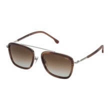 Мужские солнцезащитные очки Мужские очки солнцезащитные квадратные коричневые  Lozza SL2291M-579Y  Havana ( 54 mm)