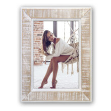 Zep LEVICO - MDF - Wood - Beige - White - Single picture frame - Table - Wall - 15 x 20 cm - Rectangular