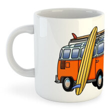 Кружки, чашки, блюдца и пары kRUSKIS Hippie Van Surf Mug 325ml