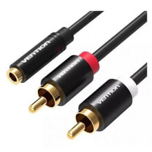 VENTION VAB-R01-B100 Jack Female To RCA Cable 1 m 3.5 mm