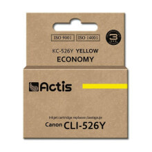 Купить картриджи для принтеров Actis: Картридж с оригинальными чернилами Actis KC-526Y Жёлтый