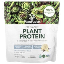 Organic Plant Protein, Creamy Vanilla Bean , 12.2 oz (348 g)