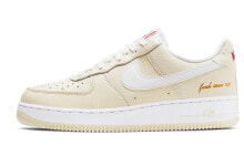 Кроссовки низкие Jordan Nike Air Force 1 Low Popcorn (Бежевый) купить онлайн