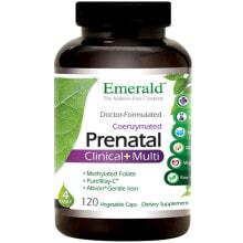 Витаминно-минеральные комплексы Emerald Labs Prenatal 4-Daily Multi Коферментный мультивитаминный комплекс для беременных и планирующих беременность женщин 120 веганских капсул