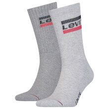 LEVI´S UNDERWEAR Regular Cut Sportswear Logo Crew Socks 2 Pairs