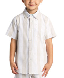 Sovereign Code toddler & Little Boys Stanley Striped Printed Shirt