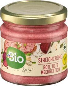 Brotaufstrich, Streichcreme Rote Bete Meerrettich, 180 g