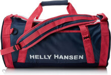 Мужские спортивные сумки Мужская спортивная сумка красная текстильная средняя для тренировки с ручками через плечо Helly Hansen Unisex Adult HH Duffel Bag 2 30L Travel Bag