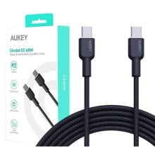 Купить компьютерные кабели и коннекторы AUKEY: USB-C-кабель Aukey CB-NCC2 Чёрный 1,8 m