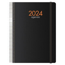 Diary SYNCRO DOHE 2024 Annual Black 15 x 21 cm