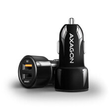 AXAGON PWC-QC5 Auto-Ladegerät, 1x USB-A QC 3.0 + 1x USB-A SmartCharge, 31,5 W, CL-Stecker - schwarz купить онлайн