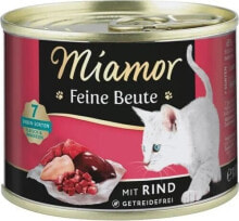 Купить влажные корма для кошек Miamor: Miamor Miamor Feine Beute Rind - wołowina puszka 185g